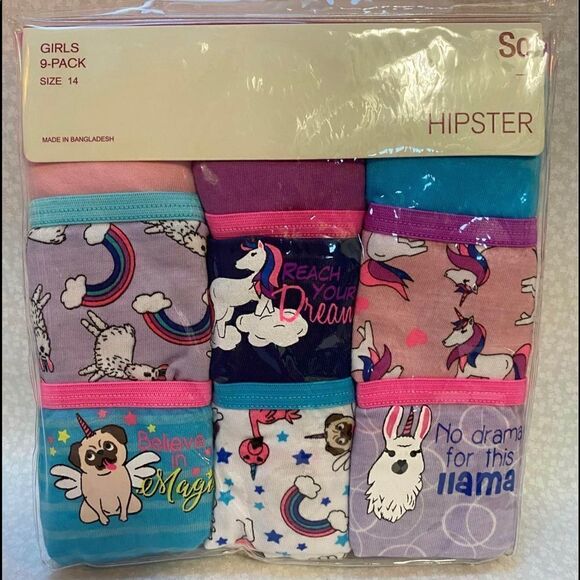 SO Girls 9-Pack Assorted with Hipsters - Picture 4 of 6